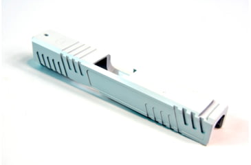Image of Gun Cuts Shift Slide for Glock 19, No Optic Cut, Stormtooper White, GC-G19-SHF-SWH-NO