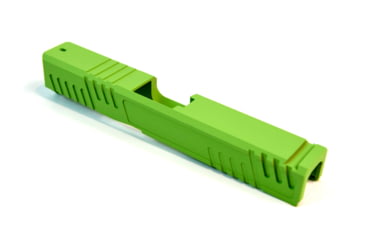 Image of Gun Cuts Shift Slide for Glock 19, No Optic Cut, Zombie Green, GC-G19-SHF-ZGR-NO