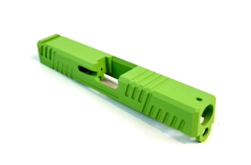 Image of Gun Cuts Shift Slide for Glock 19, No Optic Cut, Zombie Green, GC-G19-SHF-ZGR-NO