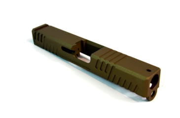 Image of Gun Cuts Shift Slide for Glock 19, Optic Cut, Burnt Bronze, GC-G19-SHF-BBR-RMR