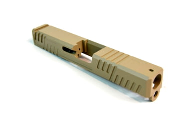 Image of Gun Cuts Shift Slide for Glock 19, Optic Cut, Desert Sand, GC-G19-SHF-DSA-RMR
