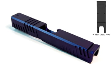 Image of Gun Cuts Shift Slide for Glock 19, Optic Cut, Royal Purple, GC-G19-SHF-RPR-RMR