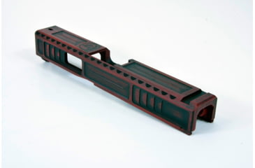 Image of Gun Cuts Viper Slide for Glock 19, No Optic Cut, Battleworn USMC Red, GC-G19-VIP-UREBW-NO