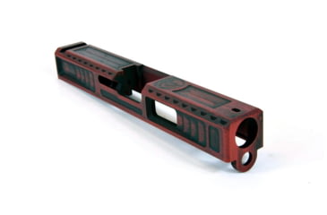 Image of Gun Cuts Viper Slide for Glock 19, No Optic Cut, Battleworn USMC Red, GC-G19-VIP-UREBW-NO