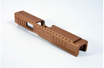 Image of Gun Cuts Viper Slide for Glock 19, No Optic Cut, Copper, GC-G19-VIP-COP-NO