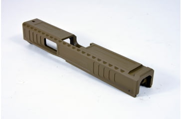 Image of Gun Cuts Viper Slide for Glock 19, No Optic Cut, Coyote Tan, GC-G19-VIP-CTA-NO