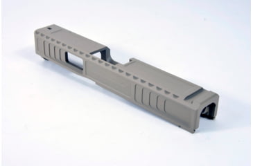 Image of Gun Cuts Viper Slide for Glock 19, No Optic Cut, Desert Sand, GC-G19-VIP-DSA-NO
