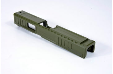Image of Gun Cuts Viper Slide for Glock 19, No Optic Cut, Noveske Bazooka Green, GC-G19-VIP-NBG-NO