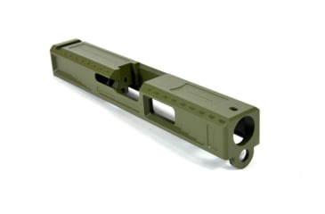 Image of Gun Cuts Viper Slide for Glock 19, No Optic Cut, Noveske Bazooka Green, GC-G19-VIP-NBG-NO