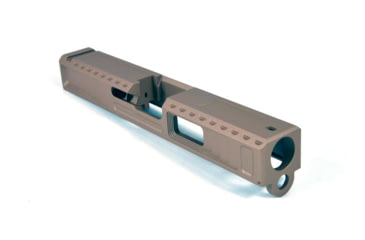 Image of Gun Cuts Viper Slide for Glock 19, No Optic Cut, Smoked Bronze, GC-G19-VIP-SBR-NO