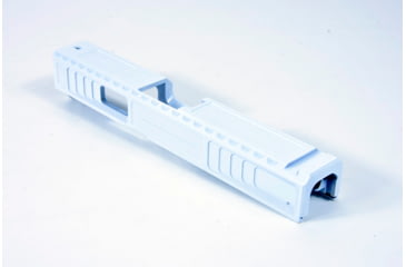 Image of Gun Cuts Viper Slide for Glock 19, No Optic Cut, Stormtooper White, GC-G19-VIP-SWH-NO