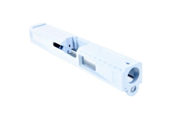 Image of Gun Cuts Viper Slide for Glock 19, No Optic Cut, Stormtooper White, GC-G19-VIP-SWH-NO