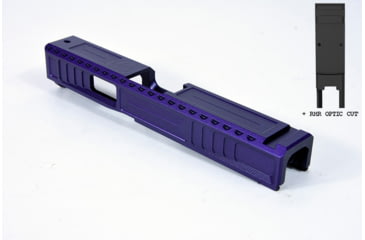 Image of Gun Cuts Viper Slide for Glock 19, Optic Cut, Arctic Laser Blue, GC-G19-VIP-ALS-RMR
