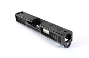 Image of Gun Cuts Viper Slide for Glock 19, Optic Cut, Battleworn Silver, GC-G19-VIP-CSIBW-RMR