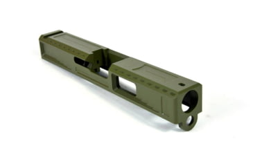 Image of Gun Cuts Viper Slide for Glock 19, Optic Cut, Noveske Bazooka Green, GC-G19-VIP-NBG-RMR