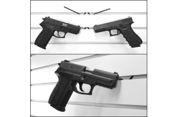 Image of Gun Storage Solutions Gss Slatwall Sniper Left Hand Pull Pistol Display 10-pack