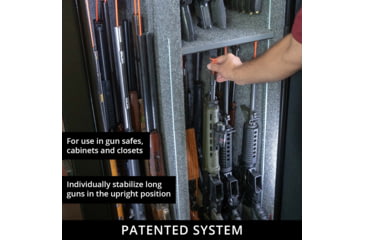 Image of Gun Storage Solutions Gss Small Rifle Rod Kit 5 Orng Rifle Rods .22 Cal 19x15