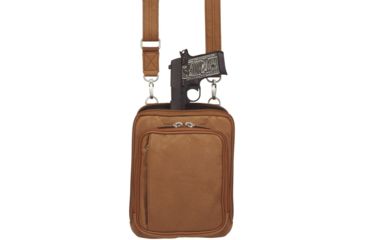Image of Gun Tote'n Mamas Concealed Carry Raven Shoulder Pouch, Tan, GTM-99/TN