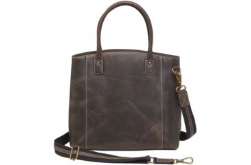 Image of Gun Tote'n Mamas Concealed Carry Distressed Buffalo Leather Town Tote Purse, Brown, GTM-CZY/51