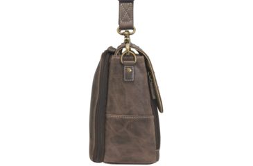 Image of Gun Tote'n Mamas Concealed Carry Distressed Leather Cross Body Satchel, Brown, GTM-CZY/80