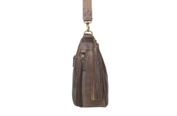 Image of Gun Tote'n Mamas Concealed Carry Hobo Purse, Distressed Leather, Brown, GTM-CZY/70