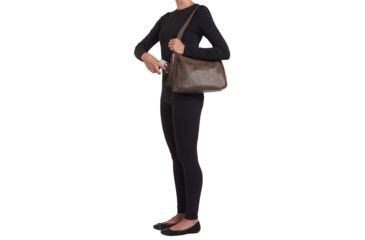 Image of Gun Tote'n Mamas Concealed Carry Hobo Purse, Distressed Leather, Brown, GTM-CZY/70