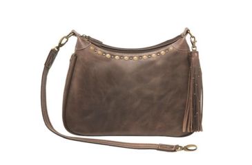 Image of Gun Tote'n Mamas Concealed Carry Hobo Purse, Distressed Leather, Brown, GTM-CZY/70