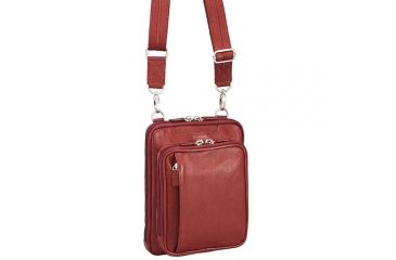 Image of Gun Tote'n Mamas Concealed Carry Raven Cross-Body Bag, Red GTM-99/RED
