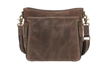 Image of Gun Tote'n Mamas Concealed Carry Slim X-Body, Distressed Leather, Brown, GTM-CZY/98