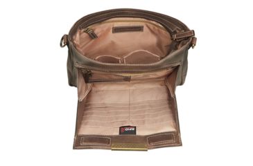 Image of Gun Tote'n Mamas Concealed Carry Slim X-Body, Distressed Leather, Brown, GTM-CZY/98