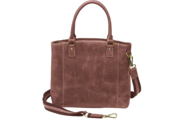 Image of Gun Toten Mamas Distressed Leather Town Tote - Womens, Red, GTM-CZY-51/RED