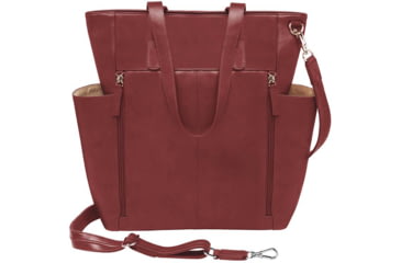 Image of Gun Toten Mamas Oversized Leather RFID Travel Tote - Womens, Cherry, GTM-107/CHERRY