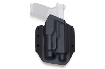 Image of GunfightersINC Sentinel OWB Holster, Glock 17,22,31,47 Tlr-1, Black/Black, Black Harness, Left Hand, SENT-G17,22,31,47-TLR1-55012