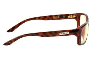Image of Gunnar Optiks Crossover Micron 24K Sunglasses, Tortoise Frame, Amber Lens, MIC-02301