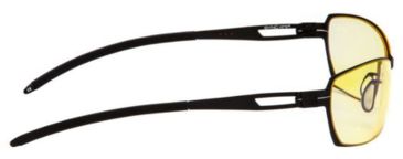 Image of Gunnar Optiks Office Sync Sunglasses, Onyx Frame, Amber Lens, SYN-00101