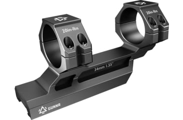 Image of GUNNR Sleipnir 30 mm Cantilever Mount, Black, MONZT3000