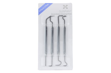 Image of Gunpany Polymer Double Side Cleaning Picks, 4 Pieces, Black, GPCK-4P