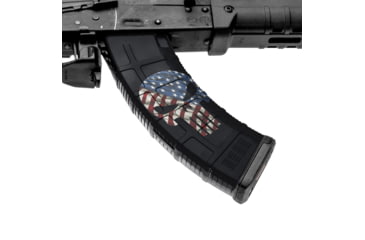 Image of GunSkins AK-47 Magazine Skin, Skull America, ak-47-mag-skin-skull-america