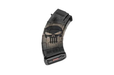 Image of GunSkins AK-47 Magazine Skin, Skull Black, ak-47-mag-skin-skull-black