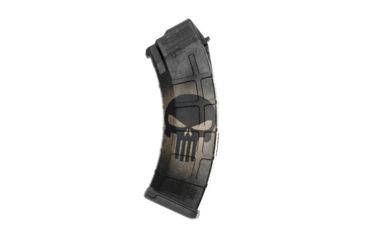 Image of GunSkins AK-47 Magazine Skin, Skull Black, ak-47-mag-skin-skull-black