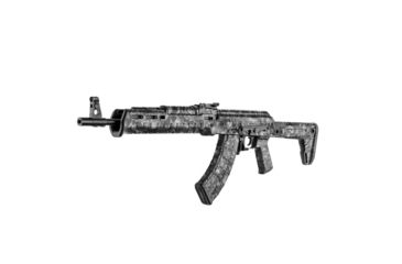 Image of GunSkins AK-47 Rifle Skin, Proveil Reaper Black, ak-47-rifle-skin-reaper-black