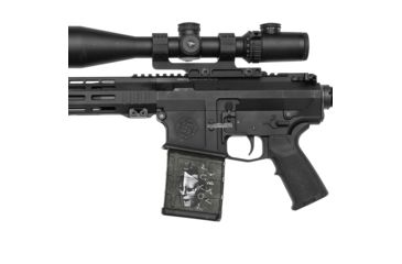 Image of GunSkins AR-10 Magazine Skin, Molon Labe Black, ar-10-mag-sk-mln-labe-black