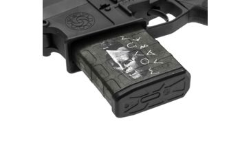 Image of GunSkins AR-10 Magazine Skin, Molon Labe Black, ar-10-mag-sk-mln-labe-black