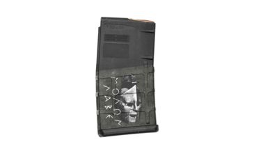 Image of GunSkins AR-10 Magazine Skin, Molon Labe Black, ar-10-mag-sk-mln-labe-black