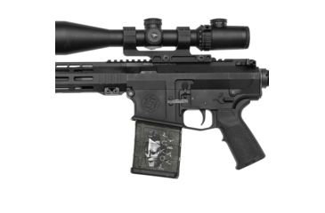 Image of GunSkins AR-10 Magazine Skin, Molon Labe Black, ar-10-mag-sk-mln-labe-black