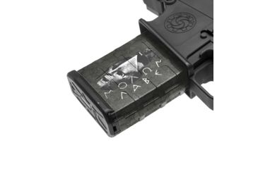 Image of GunSkins AR-10 Magazine Skin, Molon Labe Black, ar-10-mag-sk-mln-labe-black