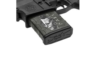 Image of GunSkins AR-10 Magazine Skin, Molon Labe Black, ar-10-mag-sk-mln-labe-black
