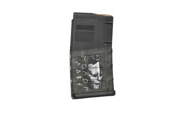 Image of GunSkins AR-10 Magazine Skin, Molon Labe Black, ar-10-mag-sk-mln-labe-black