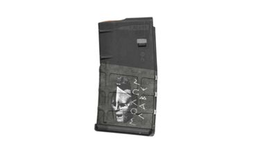 Image of GunSkins AR-10 Magazine Skin, Molon Labe Black, ar-10-mag-sk-mln-labe-black