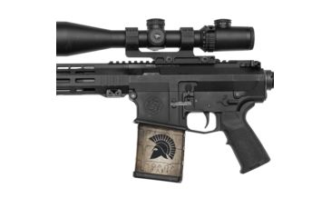 Image of GunSkins AR-10 Magazine Skin, Molon Labe Tan, ar-10-mag-skin-molon-labe-tan